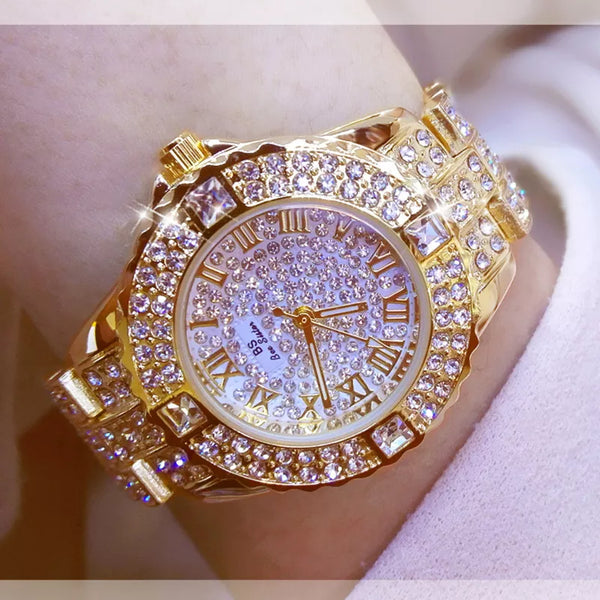 Women Watches Diamond Gold